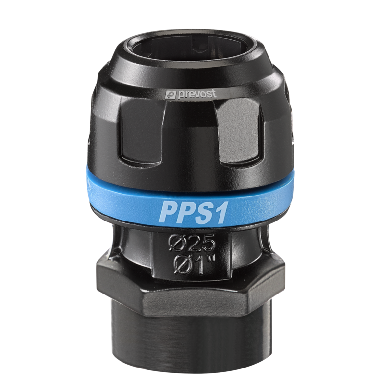 Raccord droit Aluminium PREVOST 25mm - 1/2" femelle PPS1 MF2512