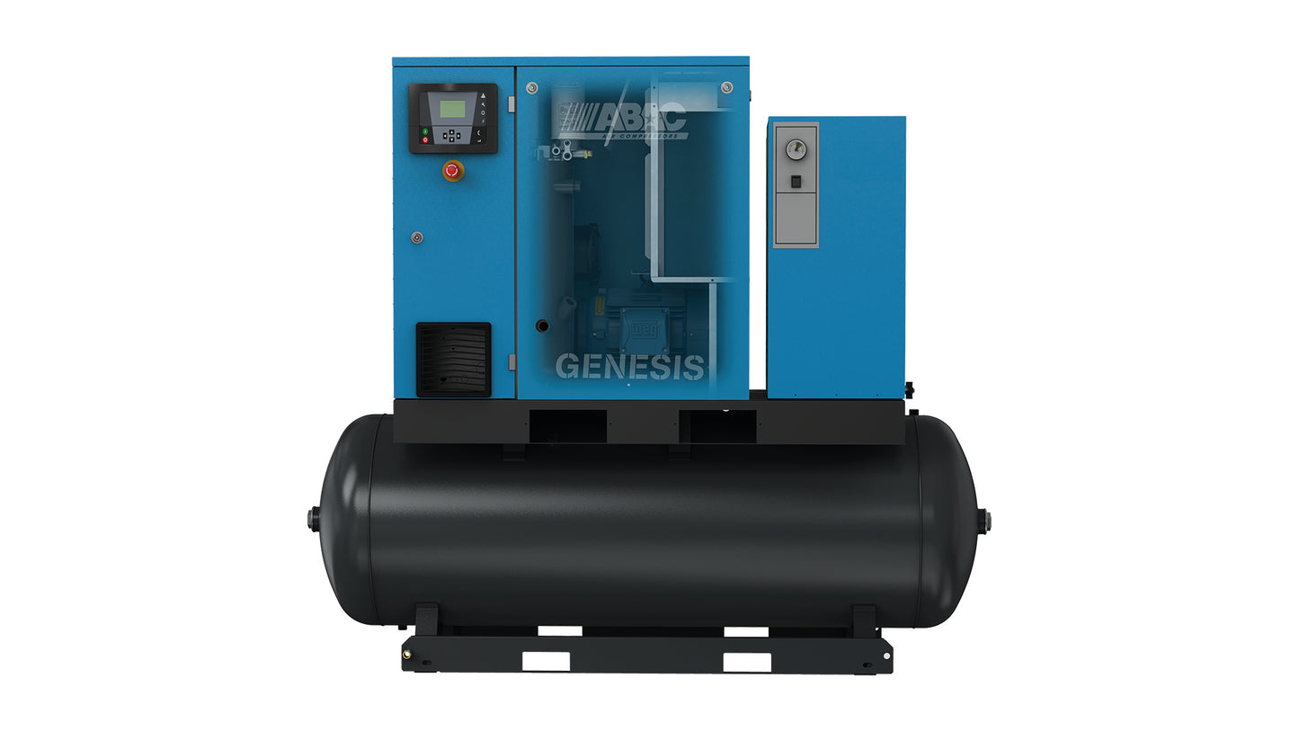 Compresseur à vis vitesse variable ABAC GENESIS I E 15 13 500 4152019809