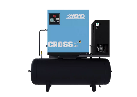 Compresseur à piston ABAC CROSS 900E 10 200 sur réservoir avec sécheur 1839025642