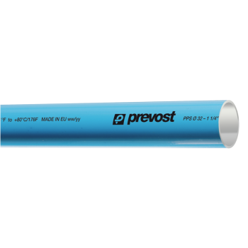Tube PPS aluminium bleu pour air comprimé PREVOST - diamètre 20mm